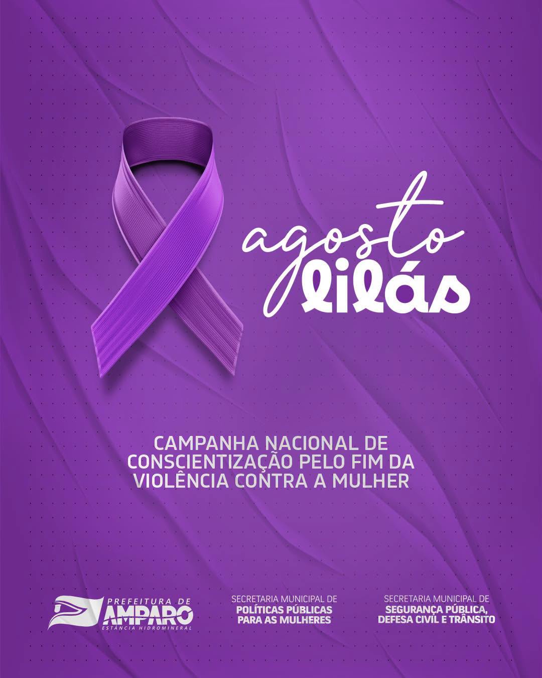 Agosto Lilás conta com novos equipamentos, palestras e orientações no enfrentamento da violência contra a Mulher