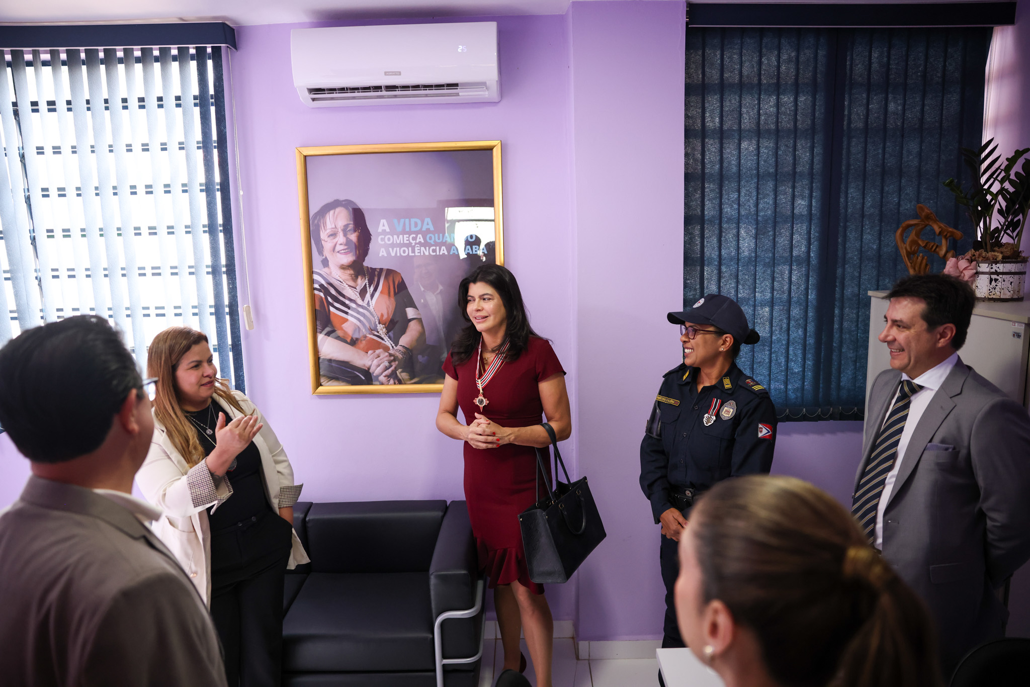 Sala Lilás é entregue para o atendimento de mulheres vítimas de violência
